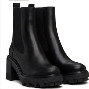 rag & bone Black Shiloh Mid Boots - Sz 7
